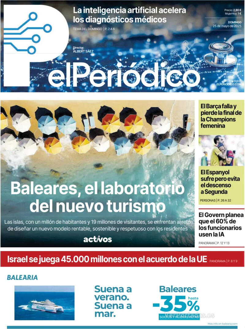 Portada Diario de Sevilla 2025-05-25