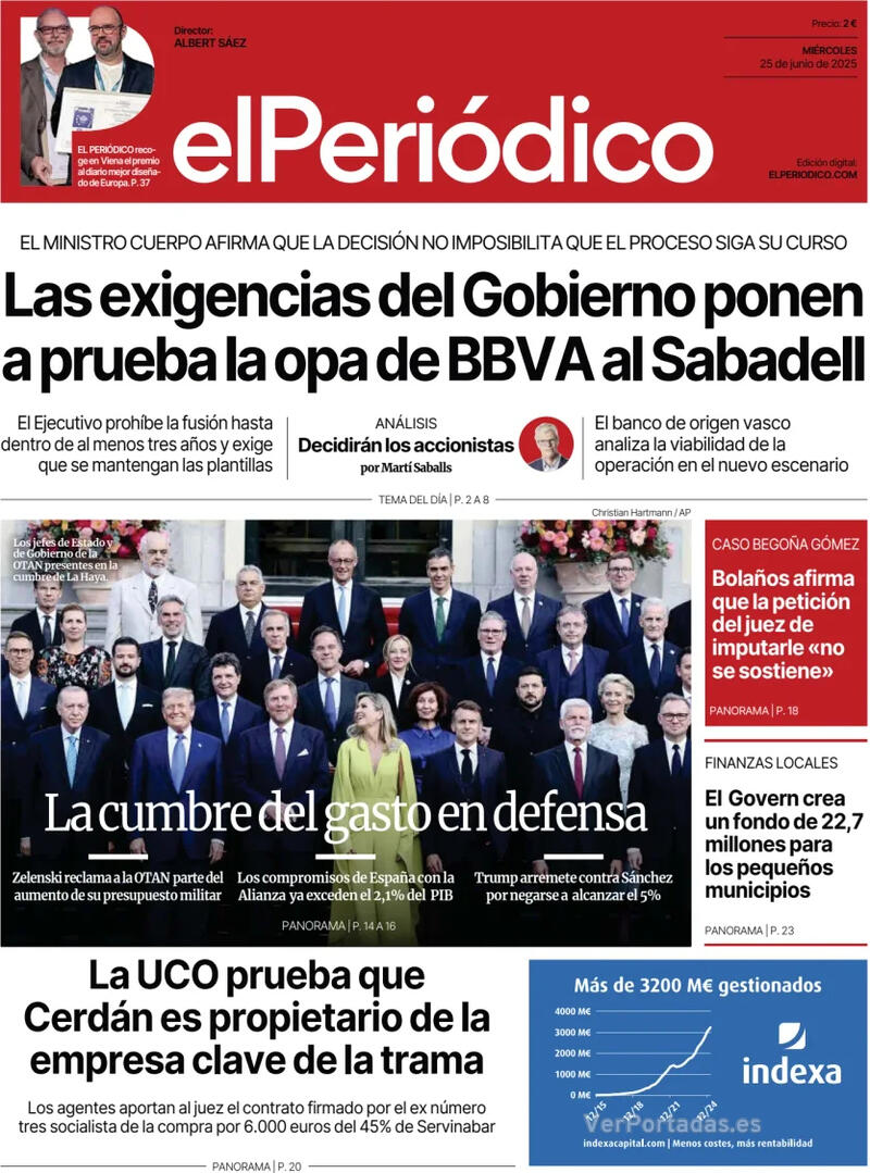 Portada Diario de Sevilla 2025-06-25
