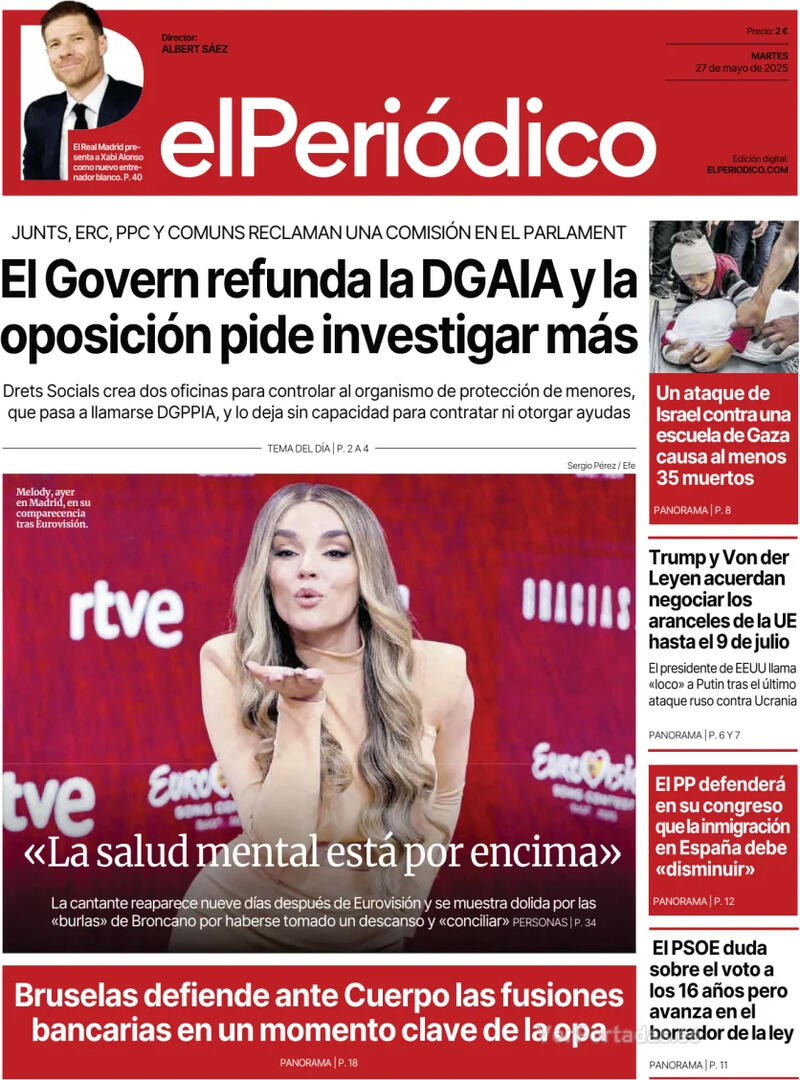 Portada Diario de Sevilla 2025-05-27