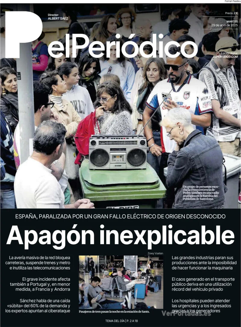 Portada Diario de Sevilla 2025-04-29