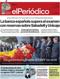 Portada El Periódico 2025-08-02