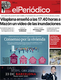 Portada El Periódico 2025-11-02