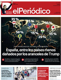Portada El Periódico 2025-08-03