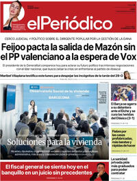 Portada El Periódico 2025-11-03