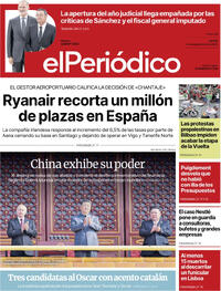 Portada El Periódico 2025-09-04