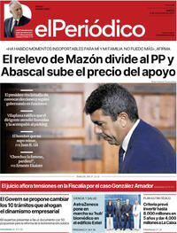Portada El Periódico 2025-11-04