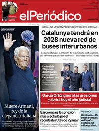 Portada El Periódico 2025-09-05