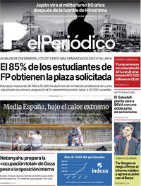 Portada El Periódico 2025-08-06