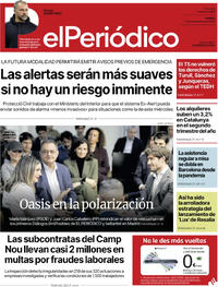 Portada El Periódico 2025-11-07