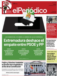 Portada El Periódico 2025-12-07