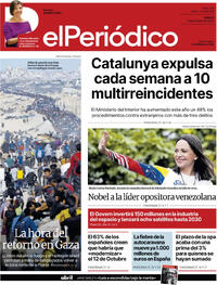 Portada El Periódico 2025-10-11
