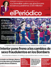 Portada periódico El Periódico