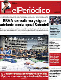 Portada El Periódico 2025-08-12