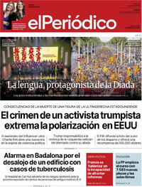 Portada El Periódico 2025-09-12