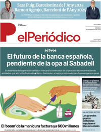 Portada El Periódico 2025-09-14