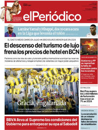 Portada El Periódico 2025-08-15
