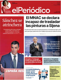 Portada periódico El Periódico