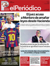 Portada El Periódico 2025-07-17