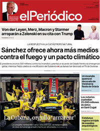 Portada El Periódico 2025-08-18