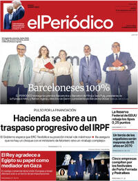 Portada El Periódico 2025-09-18