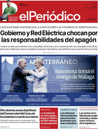 Portada periódico El Periódico