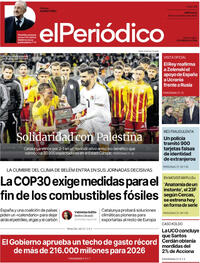 Portada El Periódico 2025-11-19