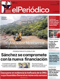 Portada El Periódico 2025-09-22