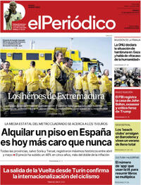 Portada El Periódico 2025-08-23