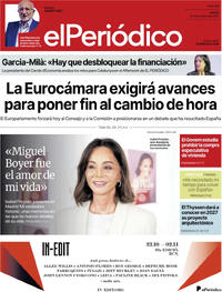 Portada El Periódico 2025-10-23