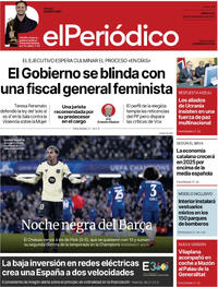 Portada El Periódico 2025-11-26