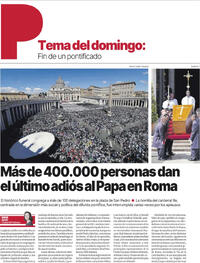 Portada periódico El Periódico