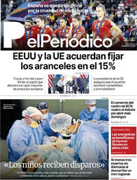 Portada El Periódico 2025-07-28