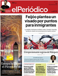 Portada El Periódico 2025-09-29