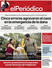 Portada El Periódico 2025-10-29