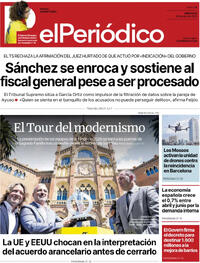 Portada El Periódico 2025-07-30