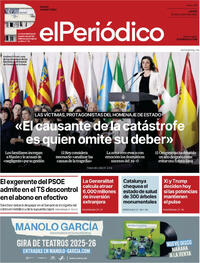 Portada El Periódico 2025-10-30