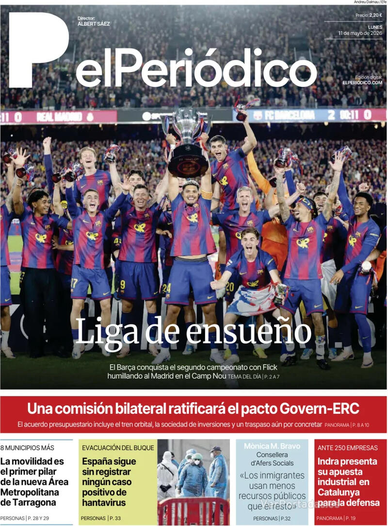 Portada Diario de Sevilla 2026-05-11