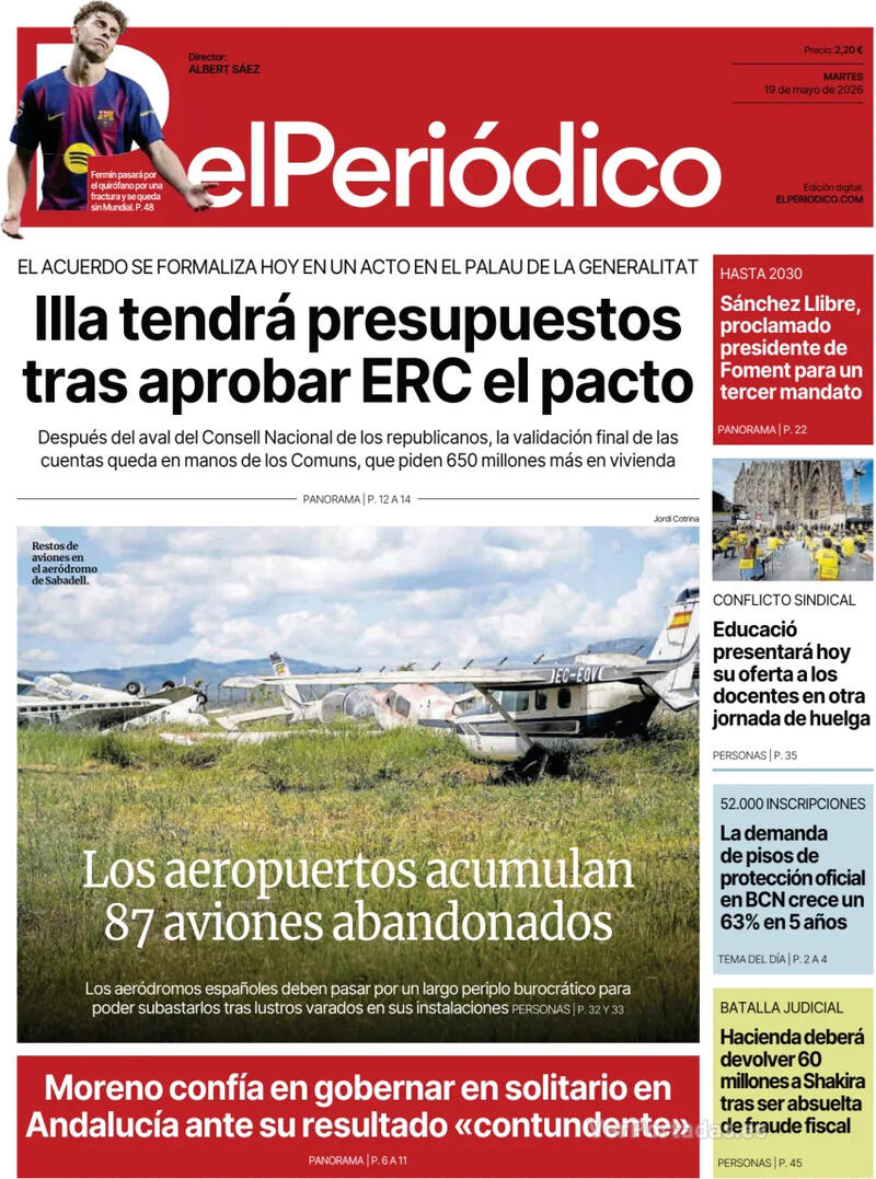 Portada Diario de Sevilla 2026-05-19