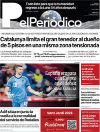 Portada El Periódico 2026-04-01