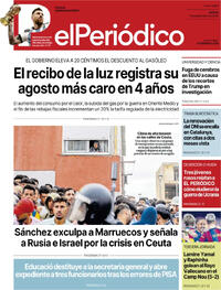 Portada El Periódico 2026-09-01