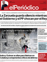 Portada El Periódico 2026-09-02