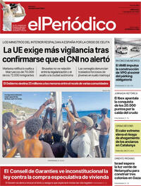 Portada periódico El Periódico