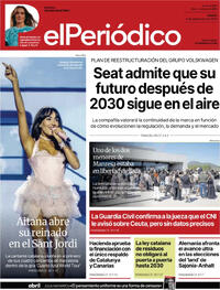 Portada El Periódico 2026-09-05