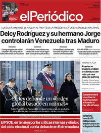 Portada El Periódico 2026-01-07
