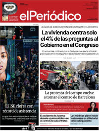 Portada El Periódico 2026-02-07