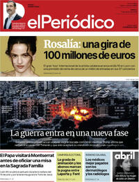 Portada El Periódico 2026-03-07