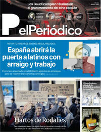 Portada El Periódico 2026-02-08