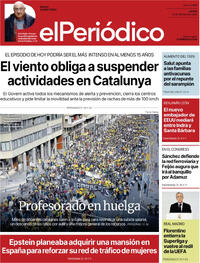 Portada El Periódico 2026-02-12
