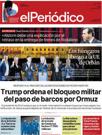 Portada El Periódico 2026-04-13
