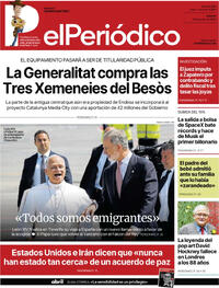 Portada El Periódico 2026-06-13